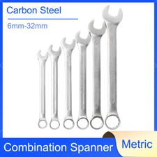 Metric Heavy Duty Combination Spanner Matte Non-Slip Carbon Steel 6-32mm DIY