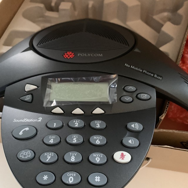 Polycom Soundstation2 Expandable Conference Phone Black 20 160 001 For Sale Online Ebay