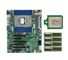 Supermicro H11ssl-i Motherboard Amd Epyc 7402 24c/48t 2.3ghz 3200mhz Ddr4 128g