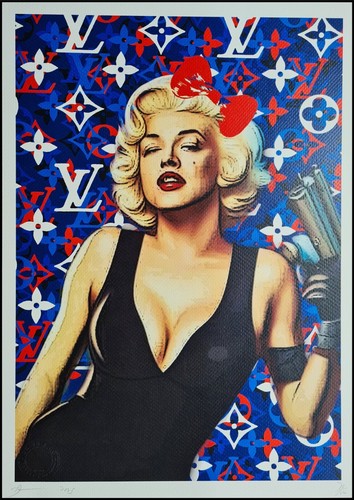 DEATH NYC * Marilyn Monroe * 45 x 32 cm * signed * limited *Certificate # xx/120