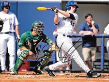 TORONTO BLUE JAYS JB J.B. WOODMAN HAND SIGNED OLE MISS REBELS 8X10 PHOTO W/COA