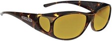 Jonathan Paul Element EM007Y Medium Polarized Fitover Sunglasses Tortoise/Yellow