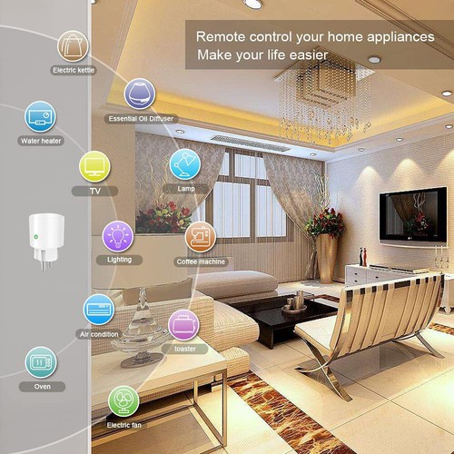 Enchufe inteligente WiFi control domótica APP smart aplicación hogar smart - Imagen 4 de 6