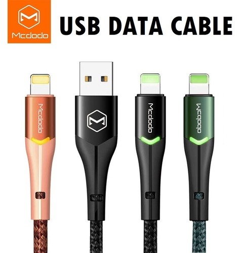 MCDODODO USB Kabel LED Szybkie ładowanie Ładowarka Przewód danych do iPhone 14 13 12 11 X XR - Zdjęcie 1 z 11