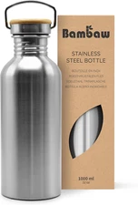 32 Oz Water Bottle | Metal Water Bottle | Non-Insulated Single Wall Stainless Wa