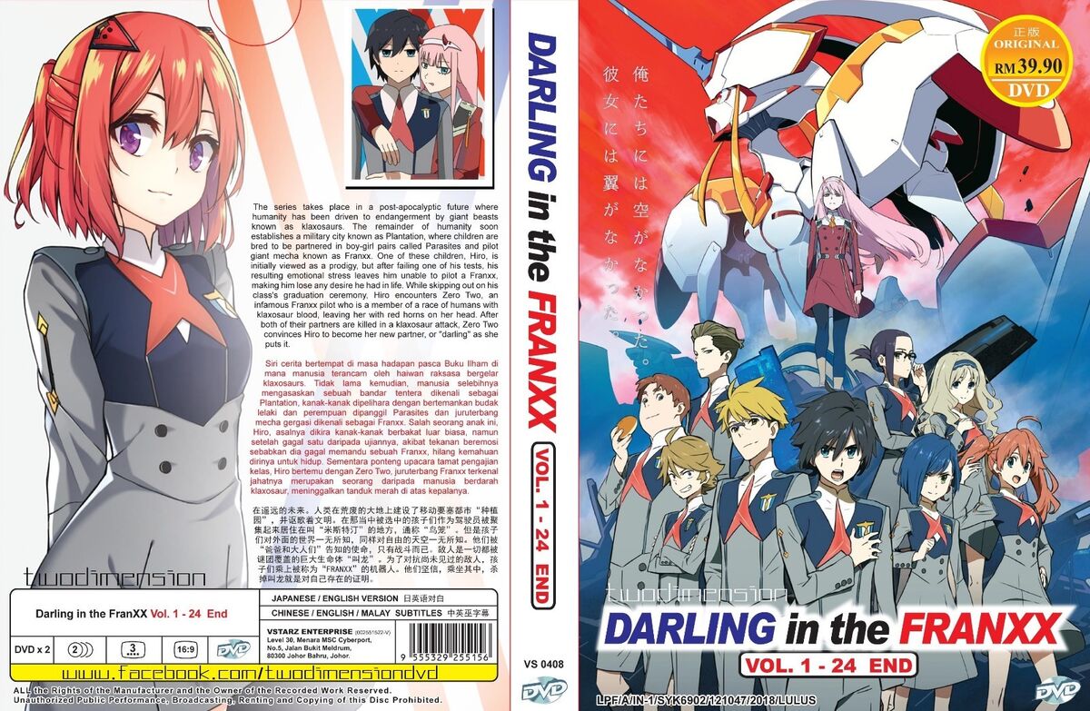 Dvd Darling In The Franxx Dublado