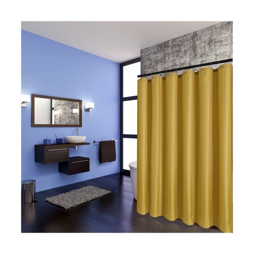 Biscaynebay Fodere Tenda Bagno Doccia Tessuto Impermeabile 72"x72" Oro - Foto 3 di 7