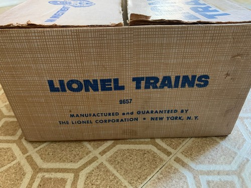 Vintage Lionel Trains #9657 BOX ONLY 1958 Sears Exclusive Empty Box - Picture 2 of 7