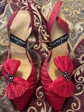Vintage Red bow heels