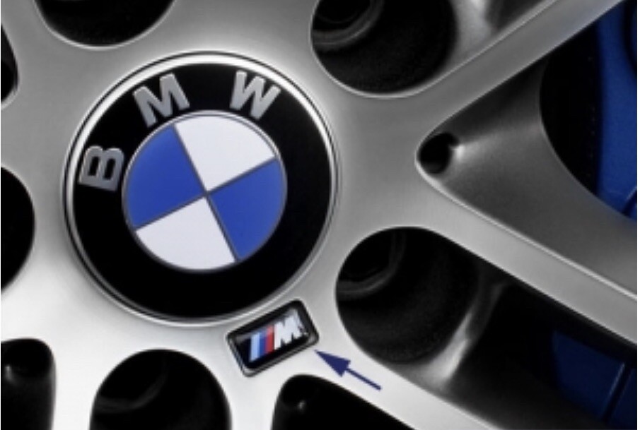 BMW M WHEEL BADGE Emblem M-Tech M-Sport Logo 1M M2 M3 M4 M5 M6 (Set Of 4)