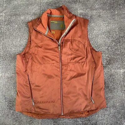 Womens Salomon Advanced Skin Burnt Orange Insulated Puffer