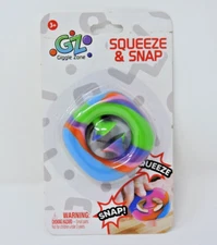 Giggle Zone GZ Squeeze & Snap Compact/Small Sensory Fidget FunToy Multicolor NEW