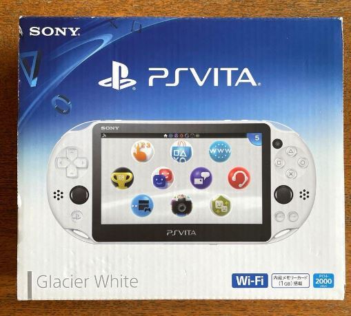 PS Vita SONY Wi-Fi Model Glacier White PCH-2000 ZA22 PlayStation 