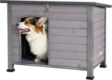Aivituvin Large Dog House Weatherproof Dog Kennel Outdoor Indoor 33.5-43.3"