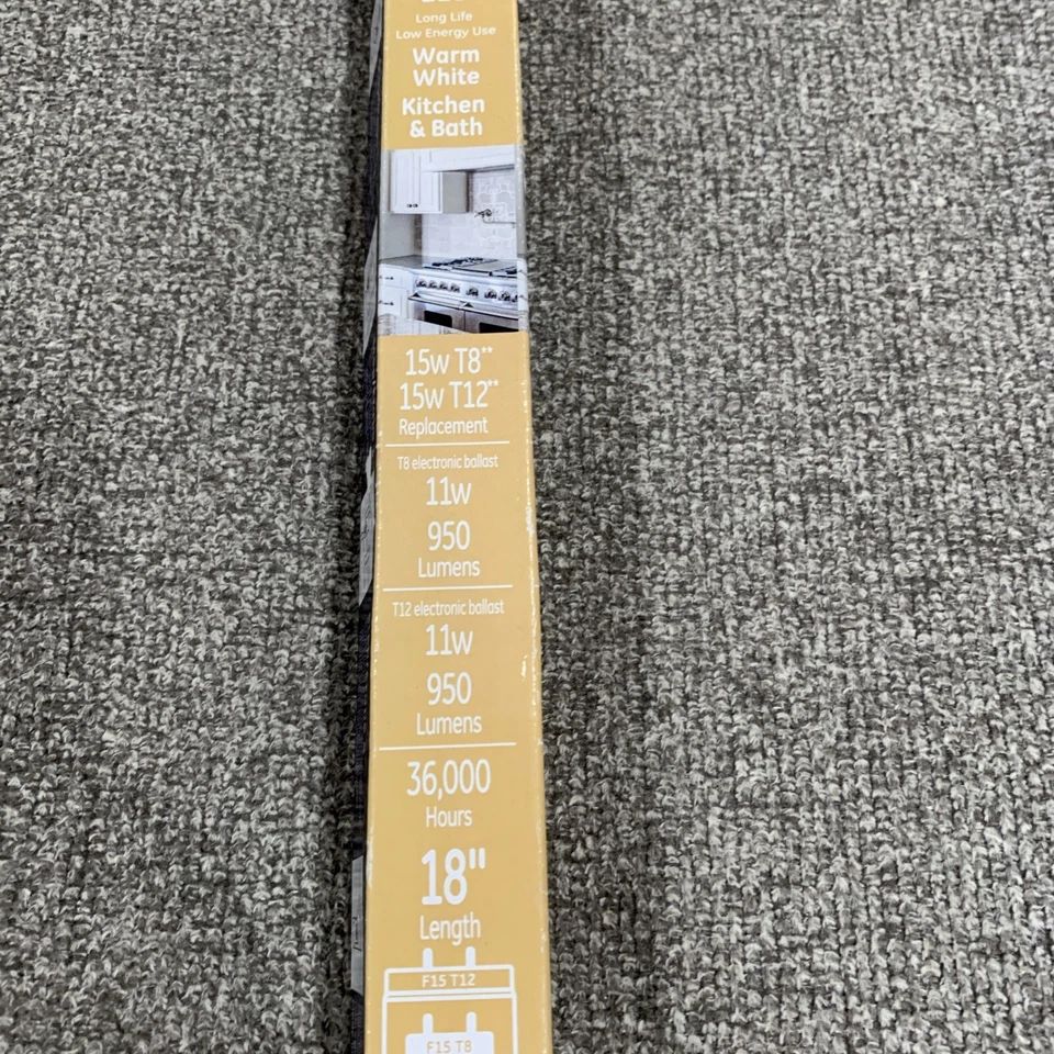 Ge Lighting Bulb T8/T12 Soft White, 950 Lumens, 11-Watts, 18-In - Image 3 of 4