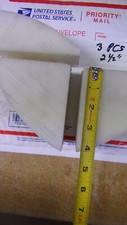 2-1/2" THICK NATURAL DELRIN PLASTIC PIECES (3), ASSORTED SIZES SEE ALL PHOTOS