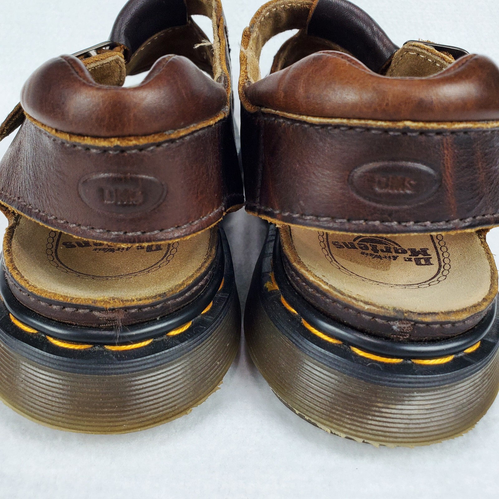 Dr Martens Mens Sandals Sz 12 Brown Leather Fisherman… Gem