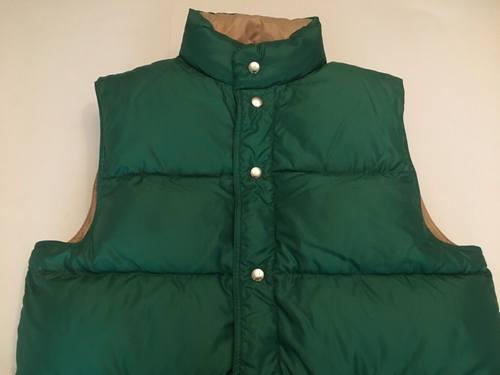 VTG EMS EASTERN MOUNTAIN SPORT DOWN PUFFER VEST MEN M REVERSIBLE BIG OLD SCHOOL - Bild 4 von 18