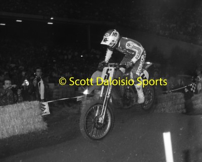 1986 RICK JOHNSON AMA ANAHEIM SUPERCROSS 8 X 10 PHOTO MOTOCROSS RACING ...
