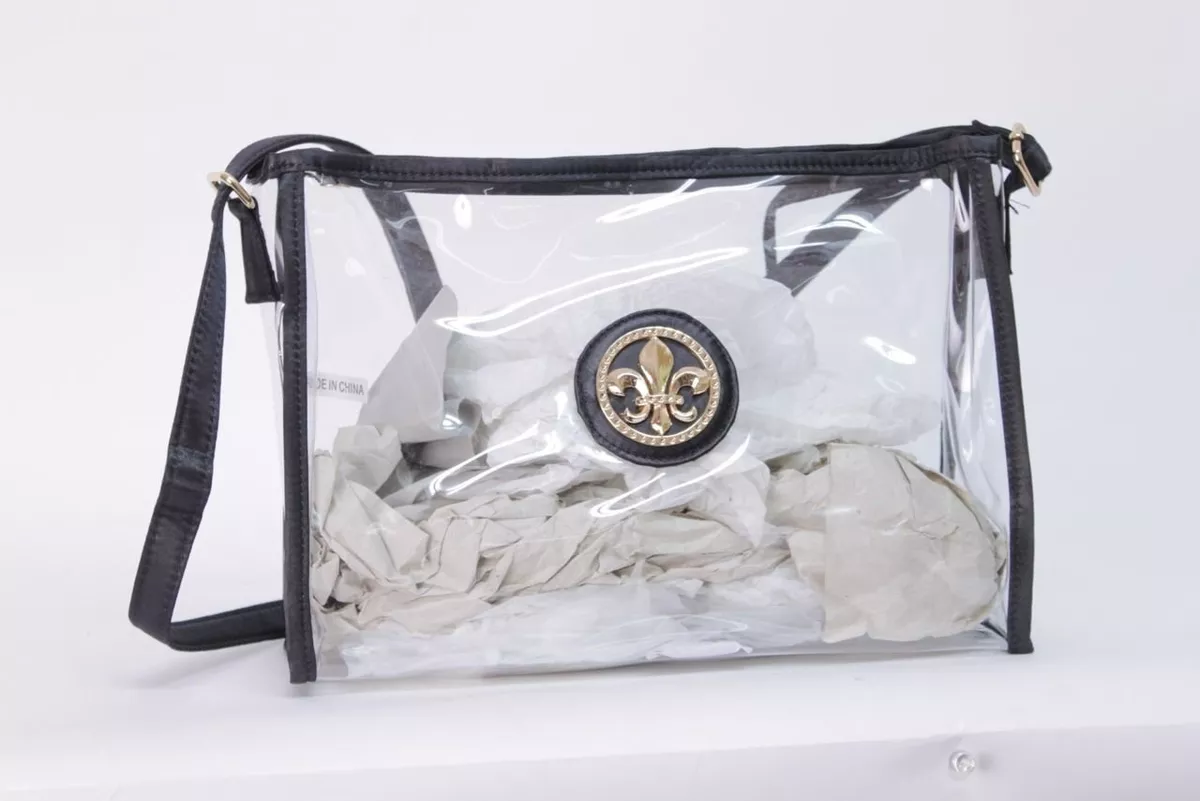 Clear Tote Bag Stadium Approved Clear Purse PVC Handbag Retro Classic  Transparent Shoulder Bag Crossbody Bags for Women - AliExpress