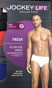 jockey life men's fresh microfiber trunk