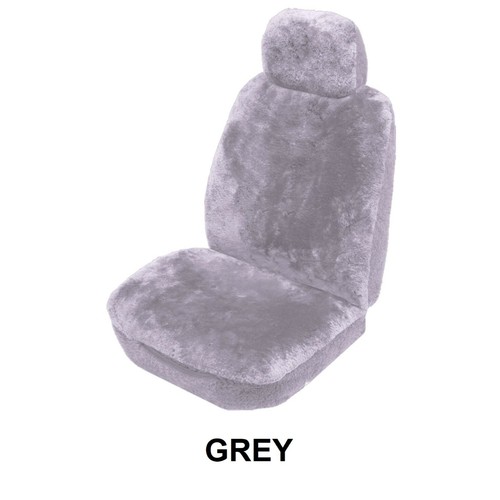 SINGLE 16mm SHEEPSKIN WOOL CAR SEAT COVER FOR JAGUAR X TYPE - Picture 5 of 8