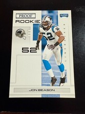 2007 Playoff NFL Playoffs - Silver Proof #147 Jon Beason 1/1 (RC) NRMT