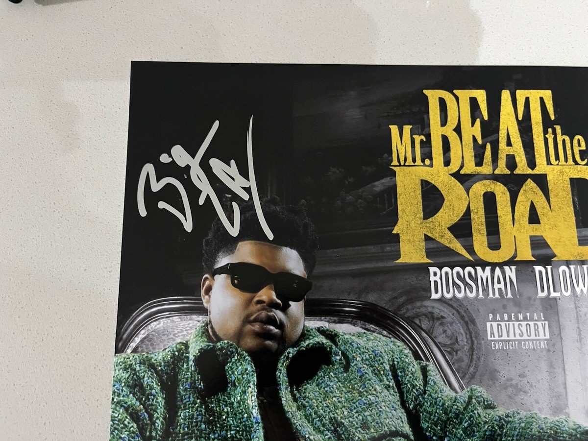 BOSSMAN DLOW SIGNED 12x12 Album Cover PHOTO BIG ZA RAP HIP HOP