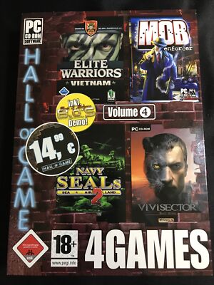 Hall of Game Vol. 4 -MOB, Navy Seals, Vicisector, Elite Warriors FSK 18 Neu #964