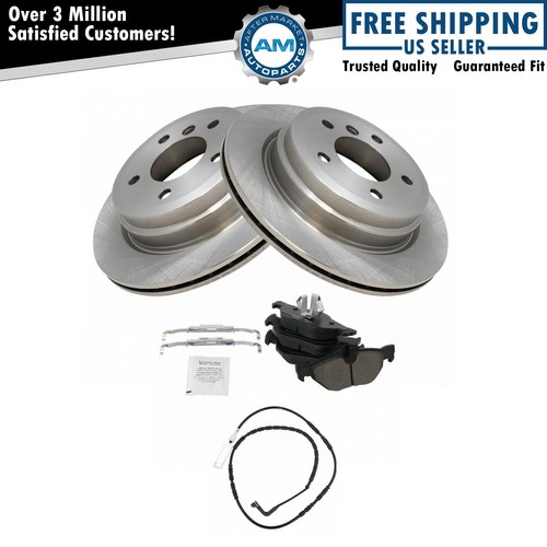 Brake Pad Rotor Wear Sensor Kit Metallic Rear for BMW 328xi 328i x