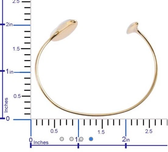 Auténtico brazalete Calvin Klein enchapado en YG sobre acero inoxidable, cristal de Swarovski Foto 4 de 4