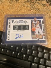 2019-20 PANINI CONTENDERS ZACH NORVELL JR. COLLEGE TICKET AUTOGRAPH 