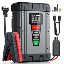 Car Jump Starter with Air Compressor 99800mAh Battery Jumper Box Charger Booster