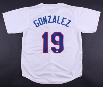 Juan Gonzalez(ホアン・ゴンザレス)　サイン入り　ユニフォーム Juan Gonzalez Signed Texas Rangers Jersey (JSA) 2×AL MVP (1996