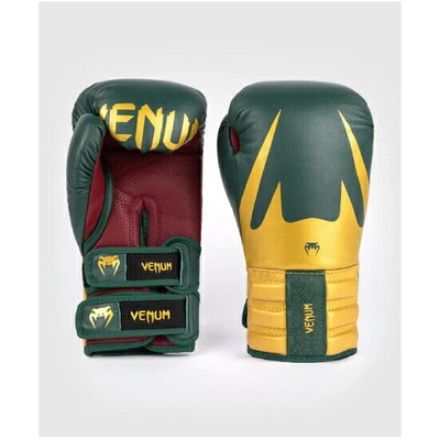 Venam Reverso Boxing Glove-Emerald Green/Gold Benam Venum-05411-540 Kickboxing C