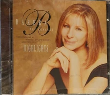 BARBRA THE CONCERT HIGHLIGHTS●BRAND NEW CD Recorded Live @Madison Square Garden.