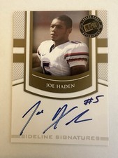 2010 Portrait Edition Sideline Signatures Gold Joe Haden #SS-JH.2 Rookie Auto RC
