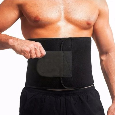 Abnehmen Taillengürtel Herren Damen Sauna Schweißbandage Bauch Fett Bauchverbrenner Former