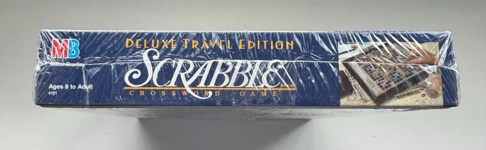 Scrabble Crossword Game Deluxe Travel Edition Milton Bradley Brand New Sealed - Image 3 of 3