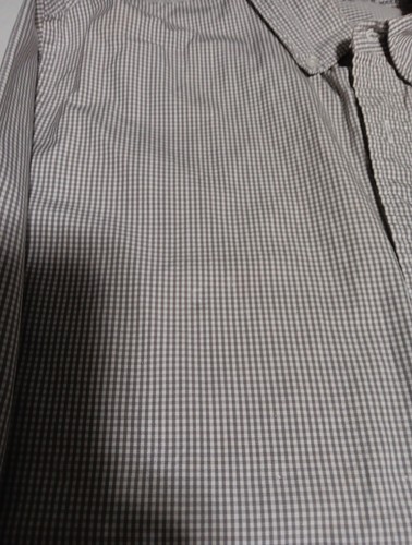 B.D. Baggies New York Men's Dress Shirt Gray Microcheck 100% Cotton - Picture 4 of 14