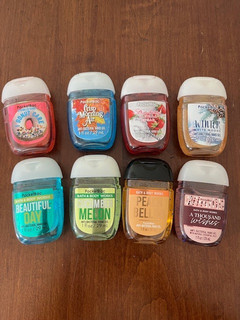 Bath and Body Works Hand Gels Sanitizers Vintage USED