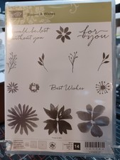 Stampin Up Blooms Wishes 141784 Stamp Set 14 Stamps