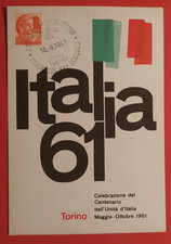POSTCARD TURIN CELEBRATION OF THE CENTENARY UNITY OF ITALY 1961 - N&deg;1 (C. 113)
