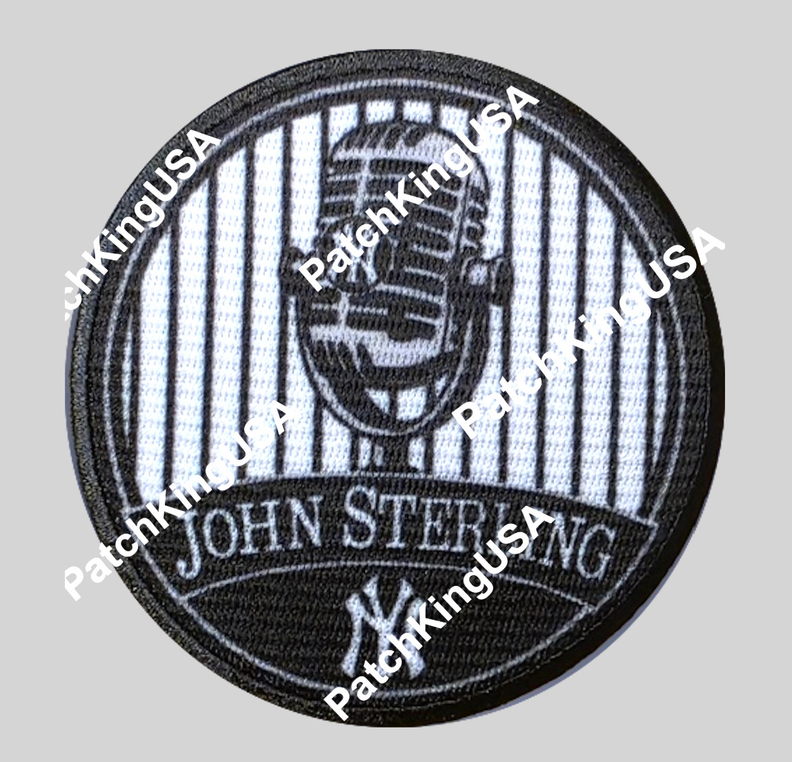 John Sterling Patch - 3 inches On-Field Details