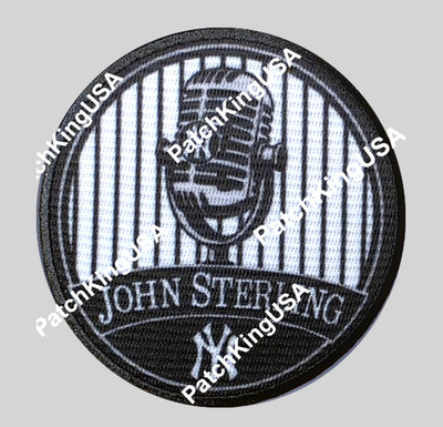 John Sterling Patch - 3 inches On-Field Details