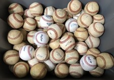 24 Average To Good All Leather Baseballs,Great For Practice,Same Day Free Ship