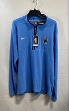 Nike Men's LA Clippers NBA City Edition Quarter Zip Pullover Blue NWT Sz XL