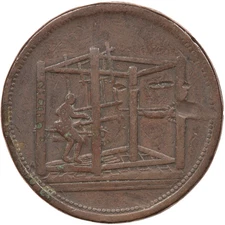 YORKSHIRE BARNSLEY JACKSON & LISTER PENNY TOKEN