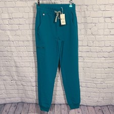 Figs Womens Zamora High Waisted Scrub Pant Blue Size XS Nurse Doctor Medical NWT