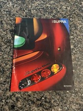 Rare vintage 1997 Toyota Supra dealership sales brochure catalog Supra Turbo